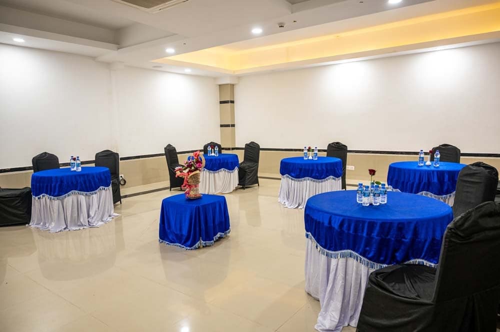 Conference hall stage